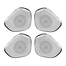 Bowers & Wilkins XC60 專用車門音響飾蓋 23-24款, 銀色鏡面