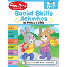 Evan-Moor Social Skills Activities for Today’s Kids Workbook Ages 6-7 Making Friends Going to, Evan-Moor Social Skills Activi