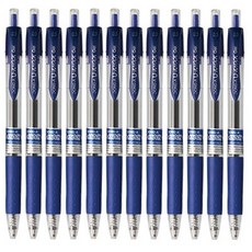 동아 유노크 젤잉크 중성 볼펜 0.5mm 12개 U-KNOCK UK504, UK 블루