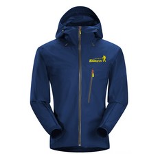 伊凱文戶外 EAMKEVC 極輕量化100%防水透氣外套 月光藍 女款 單層 紀念款防水外套