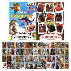 이탈리안 브레인롯 포토카드 1갑 92장 이탈리안 브레인롯 카드게임 캐릭터 카드, 1개