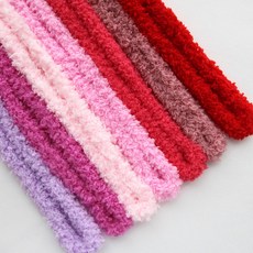 모루인형 철사 와이어 털 길이100cm 키링 만들기 DIY 부자재, 연베이지(lt.beige)