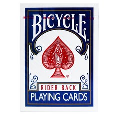 바이시클 팩토리실드 스트리퍼 덱 카드마술도구, 블루, 1개