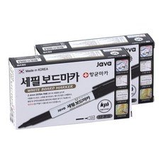 자바펜 세필 보드마카, 검정, 24개