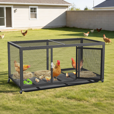 BingoPaw 철제 닭장 케이지 토끼집 실내외 조립식 양계장 방수포 배변판