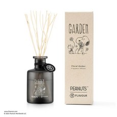 Flavour PEANUTS 史努比聯名 PARK 香氛擴香瓶, 1個, GARDEN 琥珀花香調