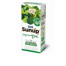 썬업 과일야채샐러드 그린 음료, 200ml, 96개