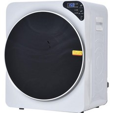 의류 건조기 17.6파운드(8kg) 건설 필요 없음 다이얼 절전 제습 소독제 탄력 저하 제거 스테인리스 드럼 자동 건조 가정용 퓨처톤, 8.8 lbs (4 kg) Round Corner -