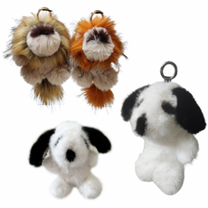 퍼 털 사자 스누피 키링 열쇠고리 빽참 가방꾸미기 선물