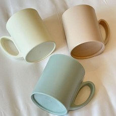 簡約手柄漱口杯, 1個, 圓潤杯口/愛心手柄,愛心手柄漱口杯【淺綠】