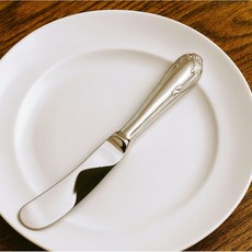 Leaf 리프 클래식 버터나이프 잼나이프, 1개, 수량