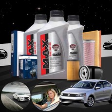 폭스바겐 제타 6세대 1.6 TDI(CAY) 디젤 MAX 롱라이프(2만km) 엔진오일세트 5W30