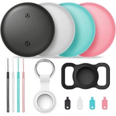 피데코 트래커 태그4팩 여행가방 추적기 블루투스 아이폰 전용 열쇠 지갑 가방 애완동물 등 찾기용 위치 태그