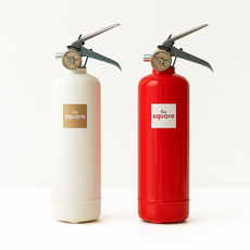 유광 레드 자동차겸용 분말 ABC 디자인 소화기 1kg 식당 소방안전 아웃도어 유류화재 간이 사무실 차량용, 유광레드