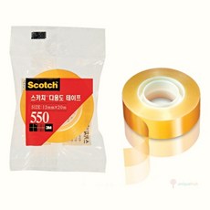 다용도테이프 리필 1인치 550R12x20 리필 (1개입) 포장업무소모품, 개 (1개입)