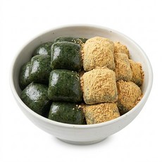 더떡집장가 당일생산 해풍 햇 쑥인절미 2kg 20덩이 (콩가루180g증정), 1박스