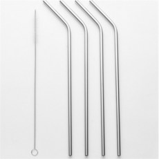 이유짱 커브형 스텐 빨대 사무실텀블러스텐빨대