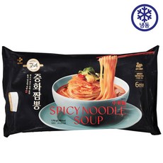 코스트코 CJ 고메 중화짬뽕 냉동 해산물 오징어 청경채 표고버섯 야채 짬뽕 간편식 식사대용 중식 혼밥 한끼, 326g, 6개