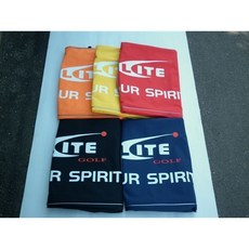 LITE GOLF高爾夫球桿擦拭巾，柔軟吸水，多色可選，輕巧便攜, 黑色/黃色