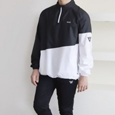 WELLIST 男士高爾夫練習Anorak Anorak輕量級旅行輕型旅行輕型風衣半拉鍊