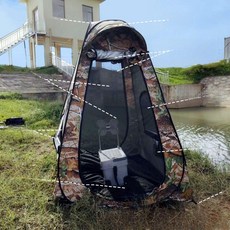 간이천막 사각천막 미니 대기실 간이 행사용 바람막이 100x100x150cm 블랙, 기본 사용 인원, 1.5 카모플라주 1.5 1.8m 2창 4면