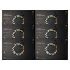 고농축 산삼진액 천삼정 산삼비책진 더 블랙, 6박스, 600ml