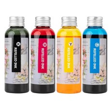 Yaink Made 4가지 색상 호환 잉크 리필 키트 250/251 225/226 125/126 270/271 1200 2200 1500 2500 PG210 CL211 PG24