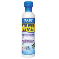 API 스트레스 ZYME 담수 및 염수 수족관 청소 솔루션 16온스, 8 oz, multi natural, 1개, 237ml