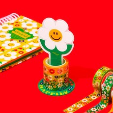 위글위글 다꾸 종이 마스킹 테이프 3종 세트 - Spring Garden, [위글위글] 다꾸 종이 마스킹 테이프 3종 세트 - S