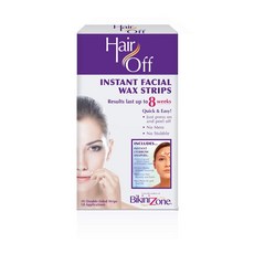헤어오프 인스턴트 페이셜 왁스 스트립, 1개