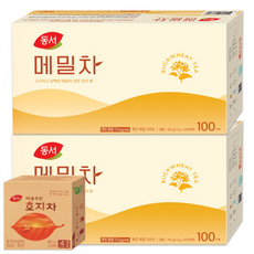 동서 메밀차 총 + 호지차 증정, 2개, 200개입, 0.8g