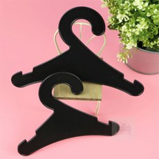 마르셀레 애견 옷걸이 블랙 플라스틱옷걸이, 소