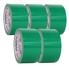 홀스파워 국산 청테이프 녹색 48mm x15M, 5개