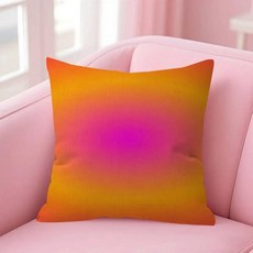 그라디언트 헤일로 베개 커버 툰 선물 쿠션 침실 홈 소파 의자 좌석 장식, H. z12