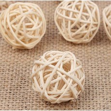 [GE가은스토어] 등나무공 햄스터 장난감 앵무새 노즈워크 등나무볼 공모양장난감 햄스터이갈이, 2-햄스터공5cm 가