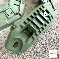 世興 國軍戰術頭盔導軌 滑軌 軍綠色 魚骨 頭盔配件, 1個