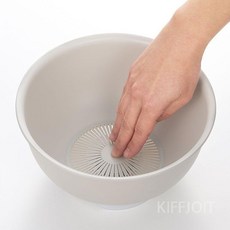 KIFFJOIT 일본 푸시 쌀 세척 그릇 배수버튼