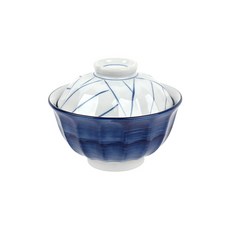 본인 일본풍 사선 텐동 돈부리 덮밥 일식 우동 규동 그릇(면기+뚜껑 세트), 1개