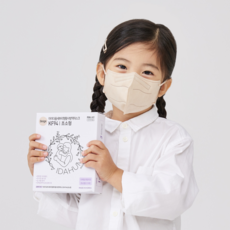 아이다움 KF94 베이지 40매 선물세트 새부리형 컬러 초소형 소형 유아 어린이 초등생 국산 개별포장 마스크, 40개, KF94 선물세트(소형 베이지40매)