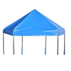 대형트램폴린 그늘막 캐노피 지붕 방방 야외 척막, 2. 4.0m 천장(트램펄린 미포함)