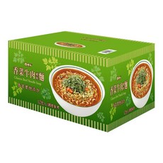 維力 香菜牛肉風味麵 110公克, 12個