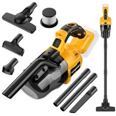 듀월트 20V MAX 배터리용 TengXcel 무선 진공청소기 가정용 하드우드 바닥 카펫용 휴대용 진공청소기 세척 가능한 헤파 필터가 있는 휴대용 진공청소기 배터리 미포함, For Dewalt