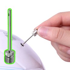 공 바람 공기 주입 바늘 핀 농구 축구 공 탱탱 볼 에어 펌프 니들, 1개, 1개