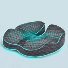 Blissora 고밀도 메모리폼 꼬리뼈방석 기능성 엉덩이 방석, 그레이