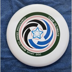 Team Ultimate 競技比賽 175克 運動飛盤, 1個, White