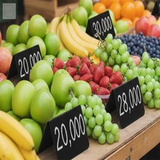 마켓윤 지워지는 블랙보드 1p 미니칠판, L자형