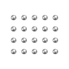 uxcell 30pcs 2.5mm 크롬강 베어링볼 G5 정밀도, 3mm