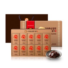 고려인삼유통 고려홍삼절편 골드 플러스 + 쇼핑백, 20g, 10개
