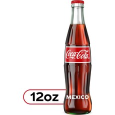 Coke de Mexico Glass Bottles 12 Fl Oz (Pack of 4) 멕시코 콜라 유리병 12 Fl Oz (4팩), 4개, 355ml
