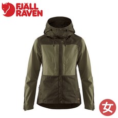 Fjallraven KEB G1000 女彈性夾克 深森綠/月桂綠